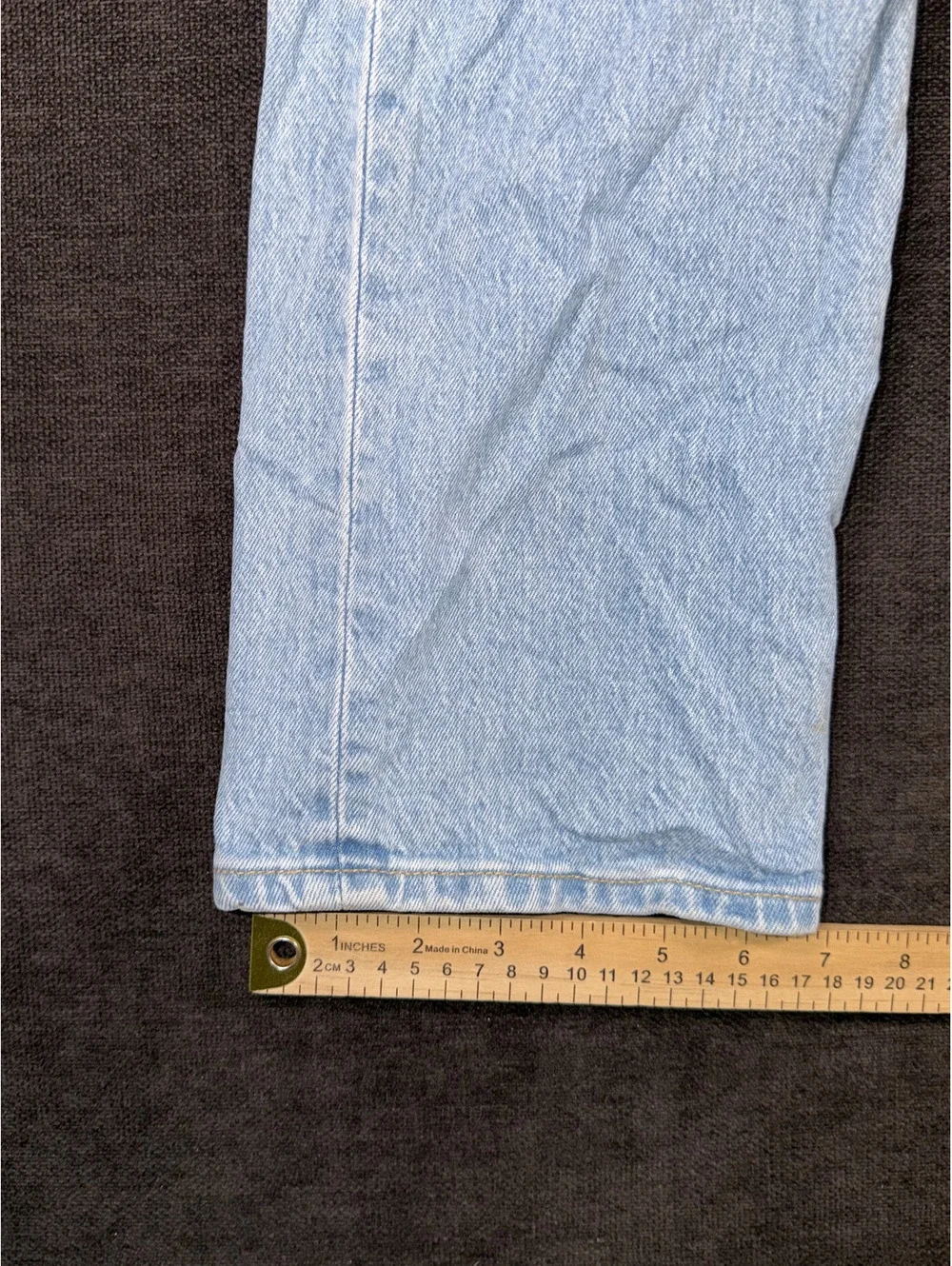 Levi's Light Blue Straight Leg Jeans W32 L32